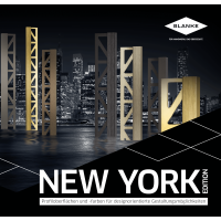 Verschiedene BLANKE Profile vor der Stadtkulisse von New York