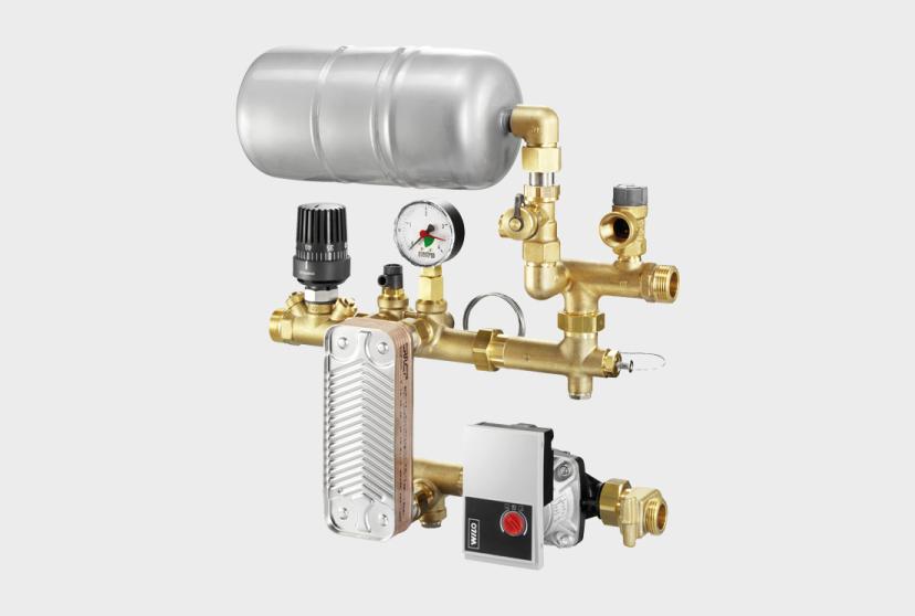 BLANKE FIXED VALUE CONTROL STATION with high-efficiency pump