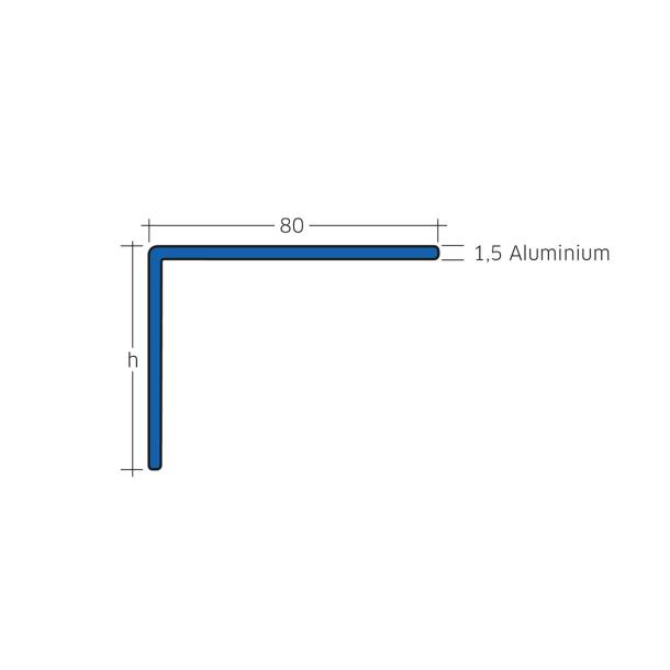 BLANKE BALCON EQUERRE DE RECOUVREMENT PLUS (Aluminium)